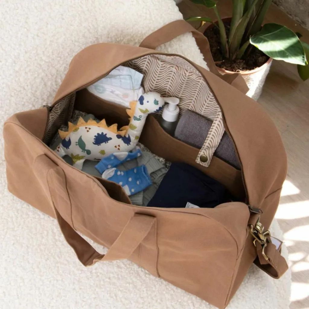 Outlet Sac à langer Basile Cannelle Sac À Langer À Anses