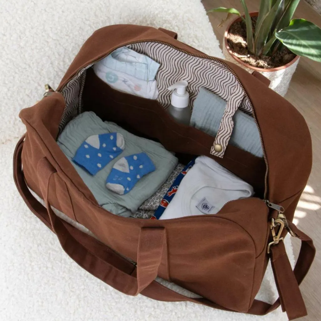 Hindbag Sac à langer Basile Chocolat