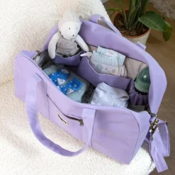 New Sac à langer Basile Lilas Sac À Langer À Anses