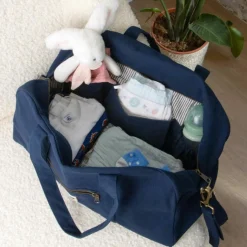 Clearance Sac à langer Basile Navy Sac À Langer À Anses
