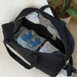 New Sac à langer Basile Noir Sac À Langer À Anses