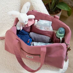 Hot Sac à langer Basile Rose Blush Sac À Langer À Anses