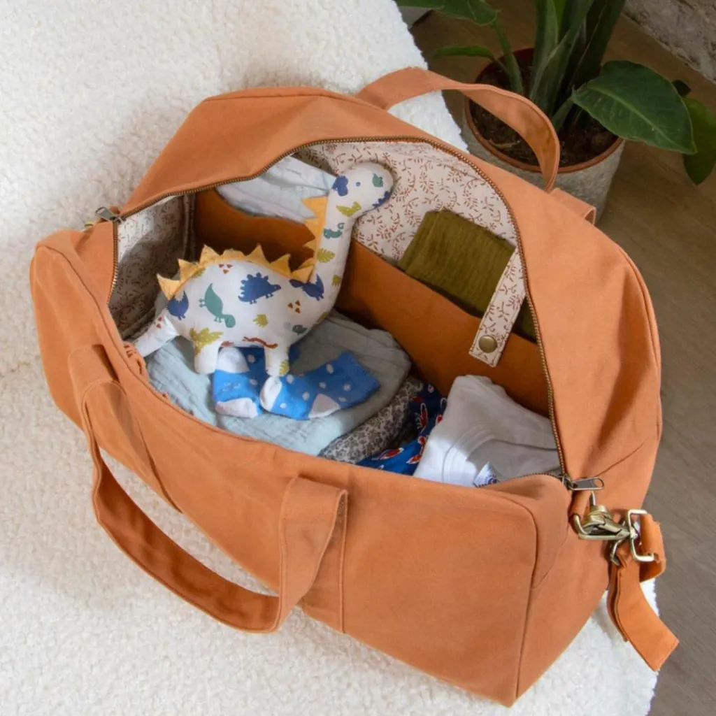 Hindbag Sac à langer Basile Sienne