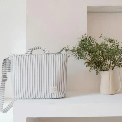 Outlet Sac à langer Botton Rayures Sac À Langer À Anses