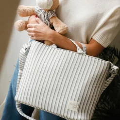 Outlet Sac à langer Botton Rayures Sac À Langer À Anses