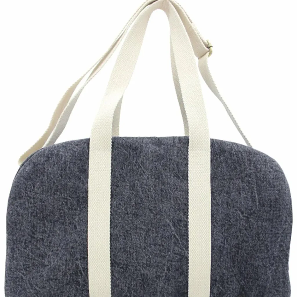 Outlet Sac à langer Charlie Denim Gris Sac À Langer À Anses
