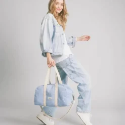 Online Sac à langer Charlie Denim Bleu Sac À Langer À Anses