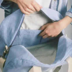 Online Sac à langer Charlie Denim Bleu Sac À Langer À Anses