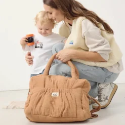 Hot Sac à langer Comme un bonbon camel Sac À Langer À Anses
