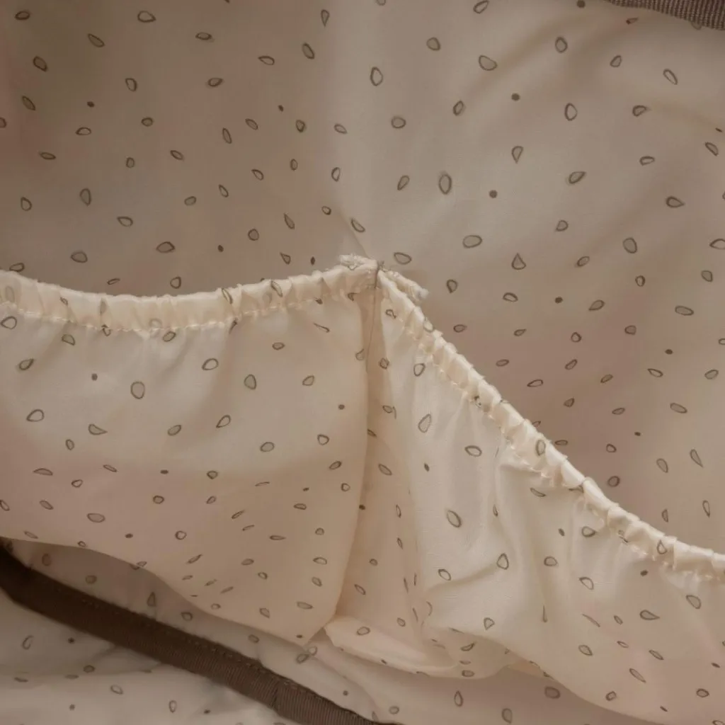 Jollein Sac à langer Embossed Lily Milky Coffee