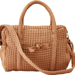 BB & Co Sac à langer en coton gaufré Cassonade