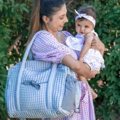 Outlet Sac à langer en coton gaufré nuage Sac À Langer À Anses