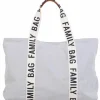 Sac à langer Family bag signature Canvas écru Sac À Langer À Anses