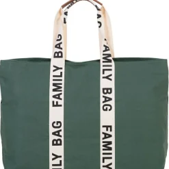Online Sac à langer Family bag signature Canvas vert Sac À Langer À Anses