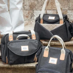 Online Sac à langer Genève II gris chiné foncé Sac À Langer À Anses