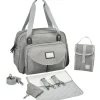 Béaba Sac à langer Genève II gris chiné