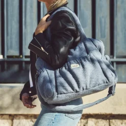 Clearance Sac à langer gris clair Comme un bonbon Wavy Sac À Langer À Anses