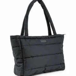 Done by Deer Sac à langer matelassé Noir