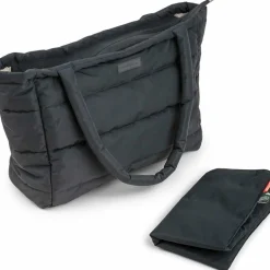 Done by Deer Sac à langer matelassé Noir