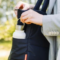 Done by Deer Sac à langer matelassé Noir