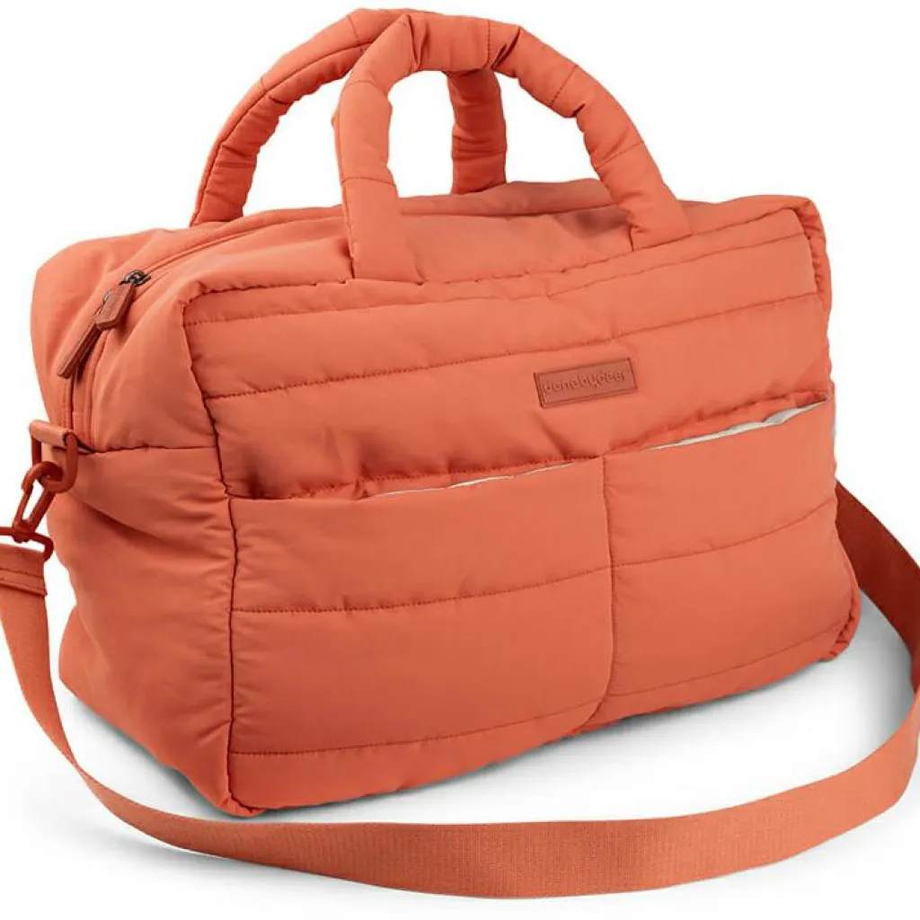 Done by Deer Sac à langer matelassé papaye