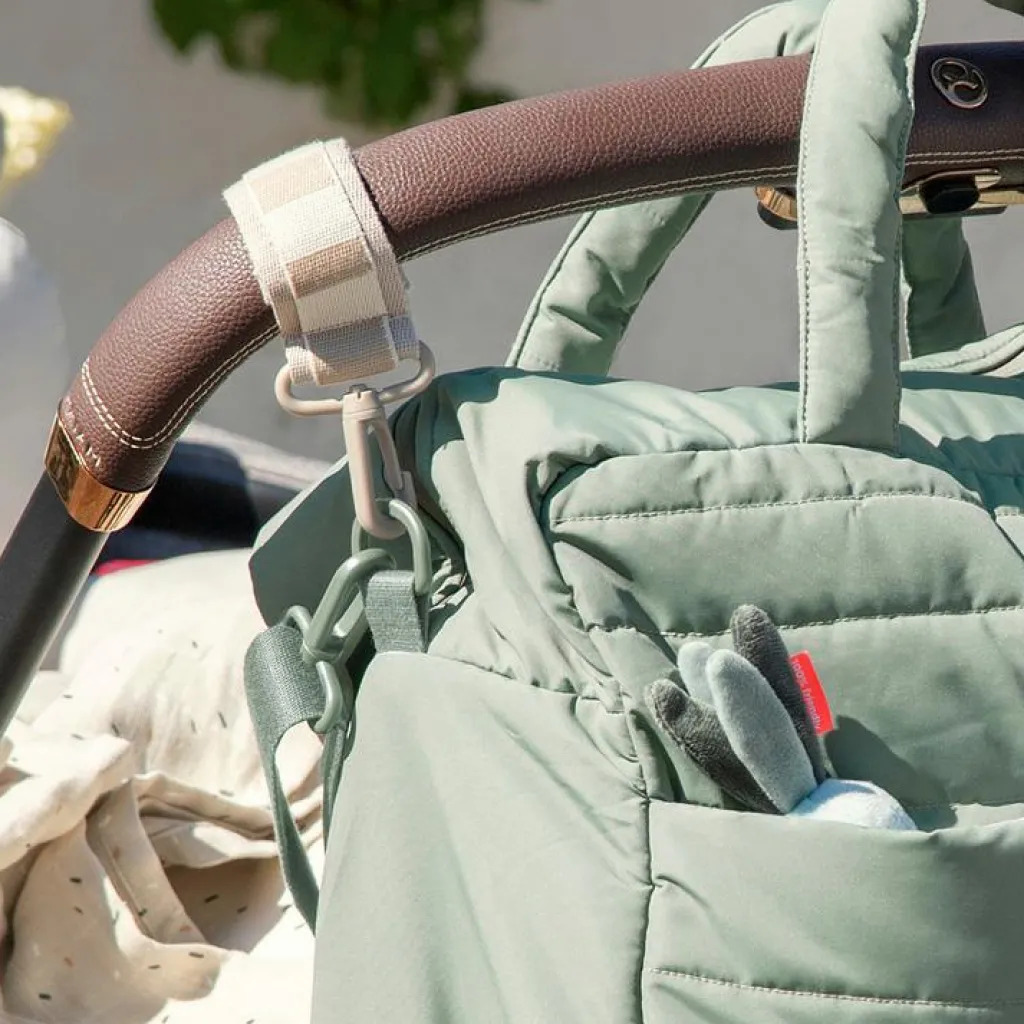 Done by Deer Sac à langer matelassé papaye