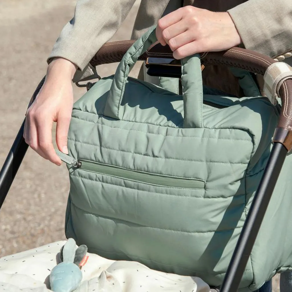 Done by Deer Sac à langer matelassé papaye