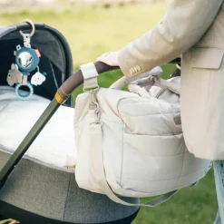 Done by Deer Sac à langer matelassé sable