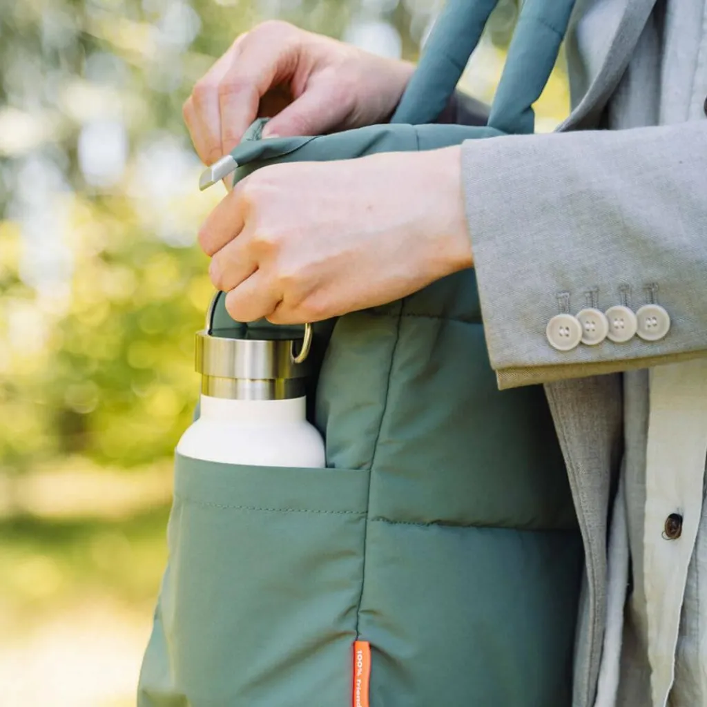 Done by Deer Sac à langer matelassé Vert