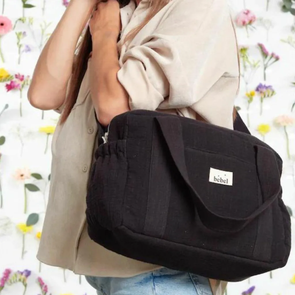 Discount Sac à langer Middle réglisse Sac À Langer À Anses