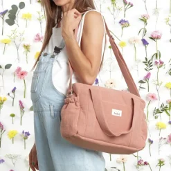 BEBEL Sac à langer Middle terracotta