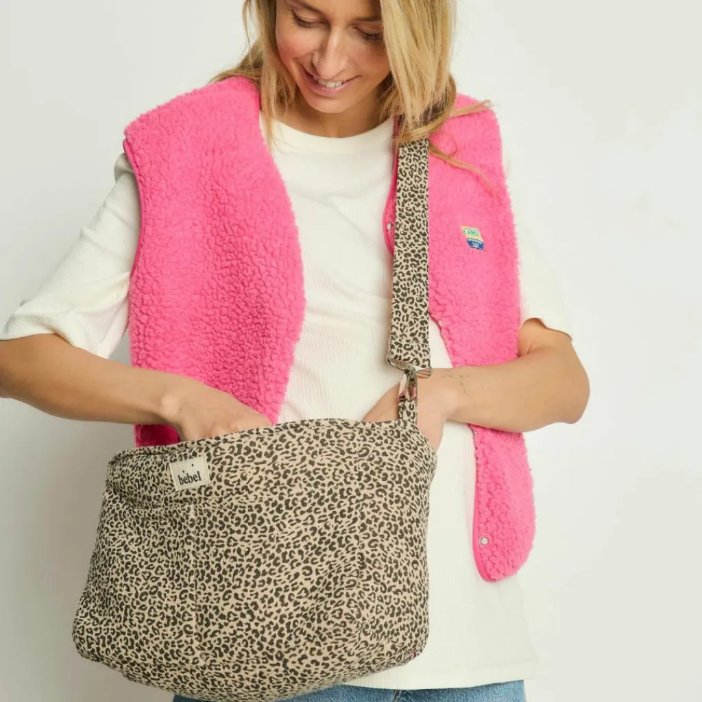 BEBEL Sac à langer Mini Léopard beige