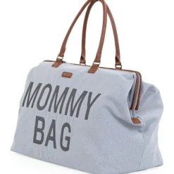 Outlet Sac à langer Mommy bag signature Canvas gris Sac À Langer À Anses