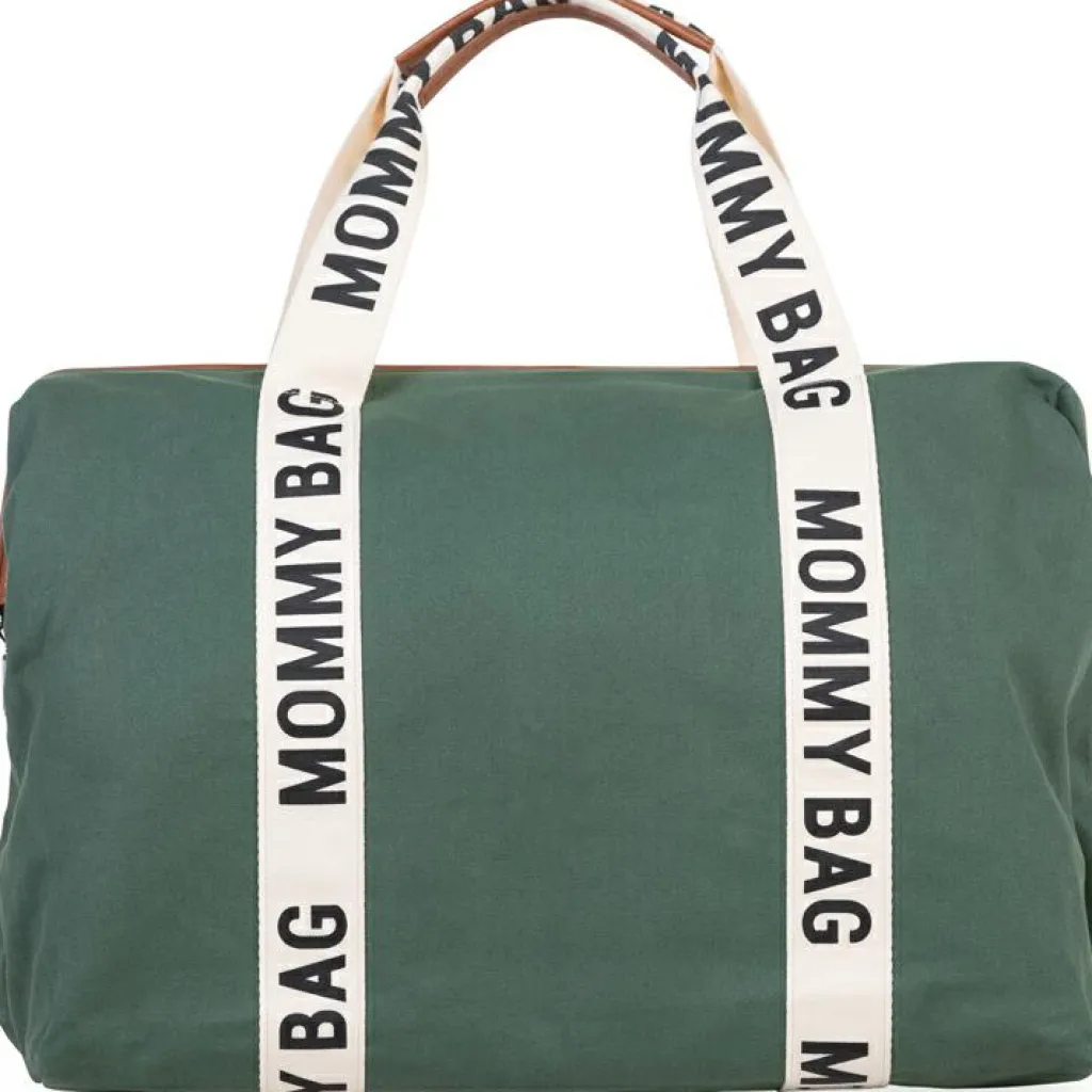 New Sac à langer Mommy bag signature Canvas vert Sac À Langer À Anses