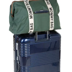 New Sac à langer Mommy bag signature Canvas vert Sac À Langer À Anses