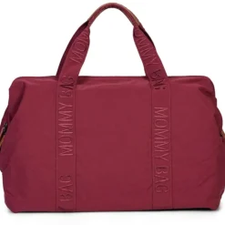 Childhome Sac à langer Mommy Bag Signature Urban Bordeaux