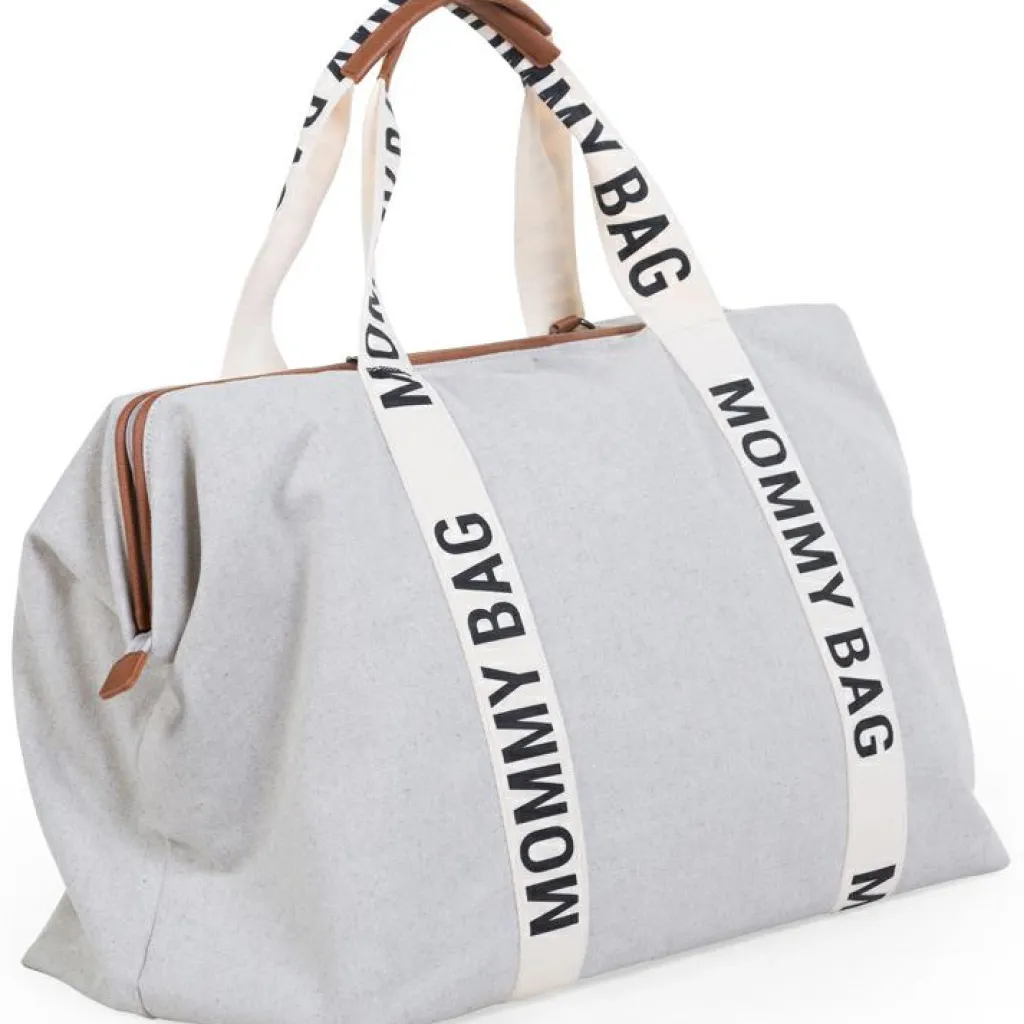 Clearance Sac à langer Mommy bag signature Canvas écru Sac À Langer À Anses