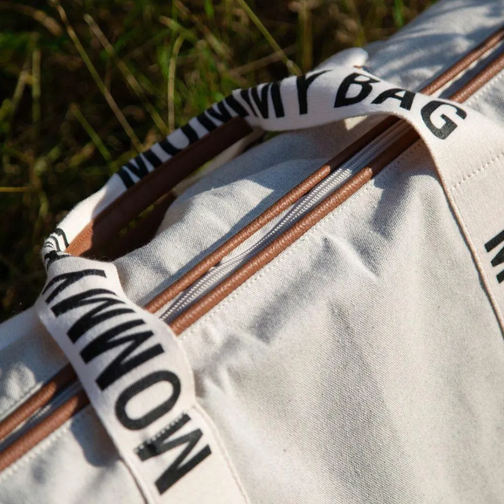 Clearance Sac à langer Mommy bag signature Canvas écru Sac À Langer À Anses
