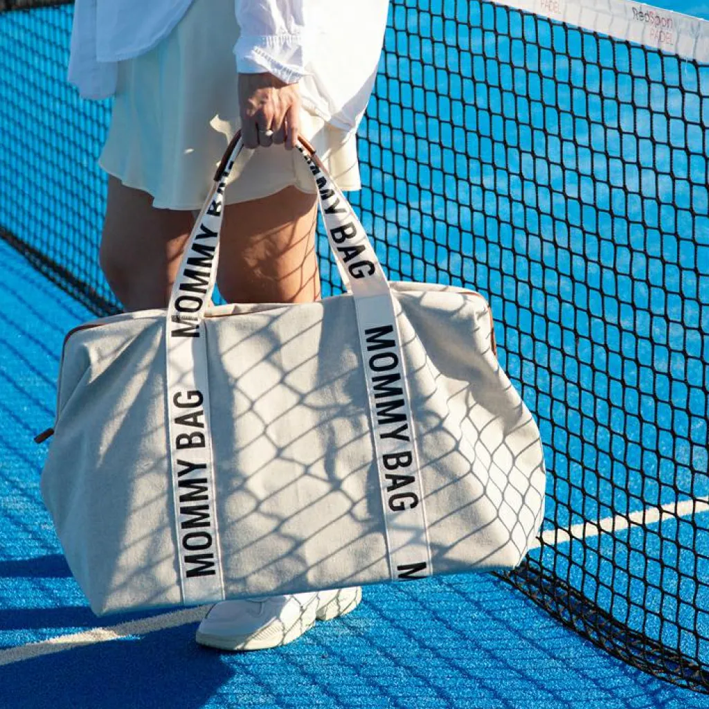 Clearance Sac à langer Mommy bag signature Canvas écru Sac À Langer À Anses