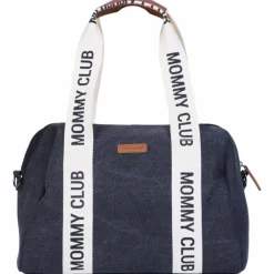 Childhome Sac à langer Mommy Club Signature Canvas noir