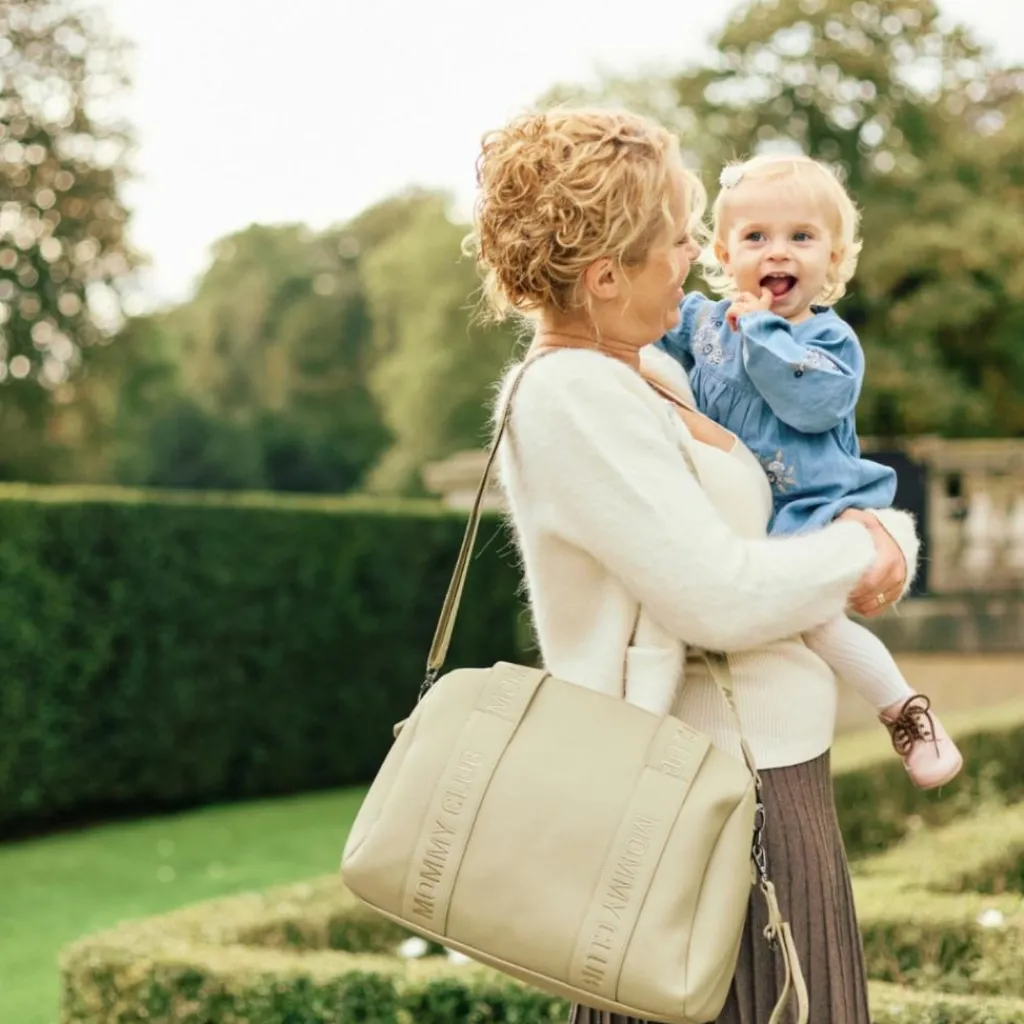 Childhome Sac à langer Mommy Club Simili cuir vert