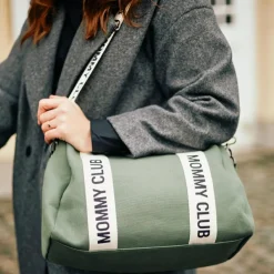 Sac à langer Mommy Club signature vert Sac À Langer À Anses