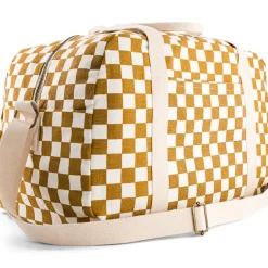 Rose in April Sac à langer Raphaël damier caramel