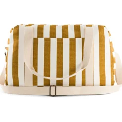 Rose in April Sac à langer Raphaël rayé écru-caramel