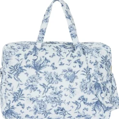 Tartine et Chocolat Sac à langer Toile de Jouy bleu