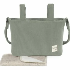 Sac à langer velours côtelé Gala Mint Sac À Langer À Anses