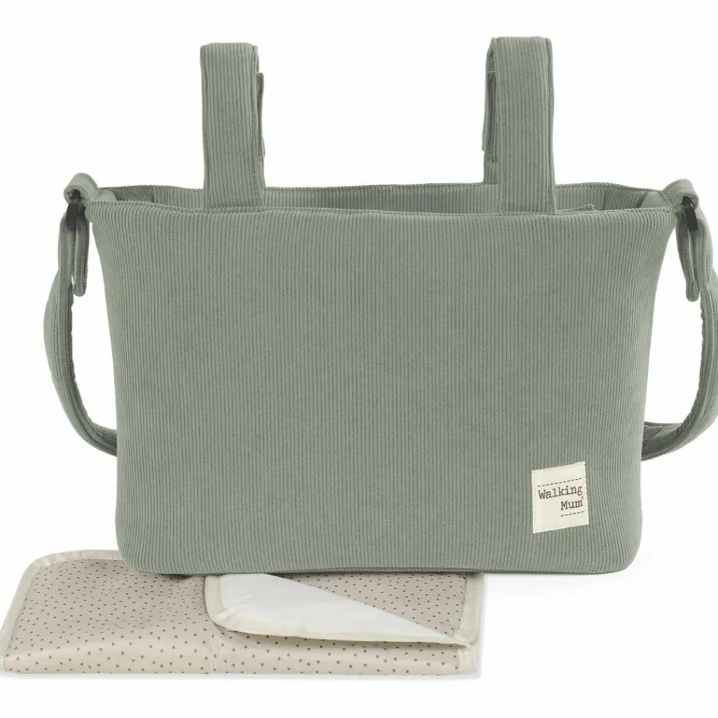 Sac à langer velours côtelé Gala Mint Sac À Langer À Anses