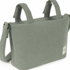 Sac à langer velours côtelé Gala Mint Sac À Langer À Anses