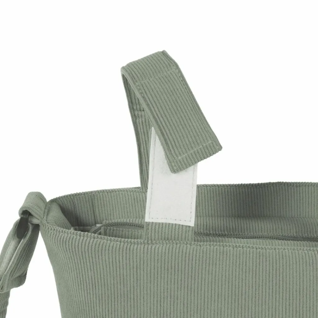 Sac à langer velours côtelé Gala Mint Sac À Langer À Anses