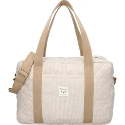 Kidzroom Sac à langer velours côtelé écru